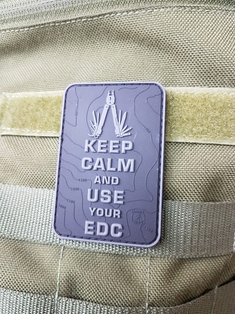 Everyday carry Patches – Keep Calm and use your EDC blackops