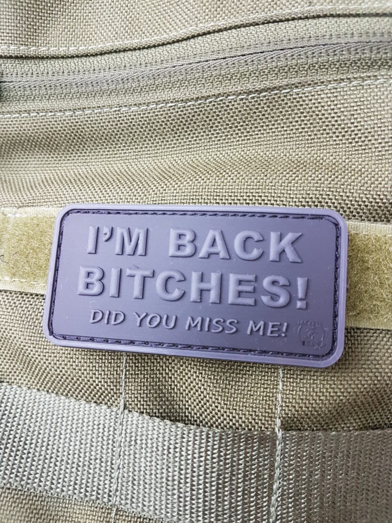 AIRSOFT Patches - I'm back bitches, blackops