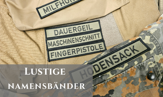 Namensschilder Bundeswehr